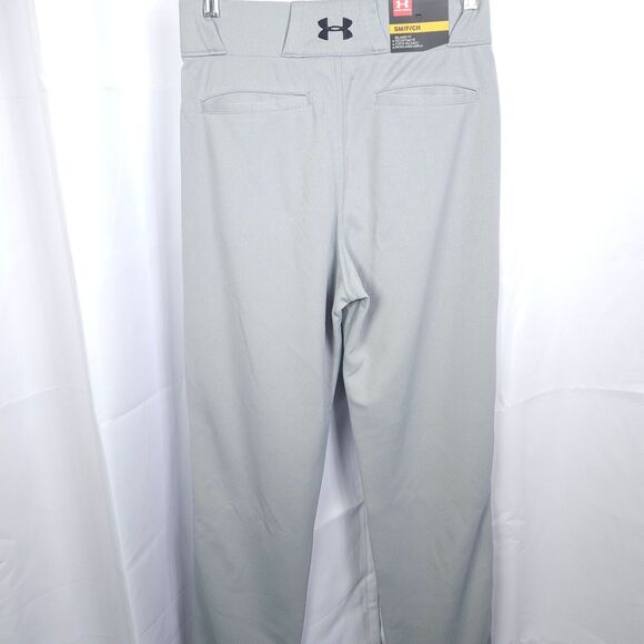 NWT Under Armour Heat Gear Mens Small 29x31 Gray Baseball Softball Pants Loose - Picture 3 of 7